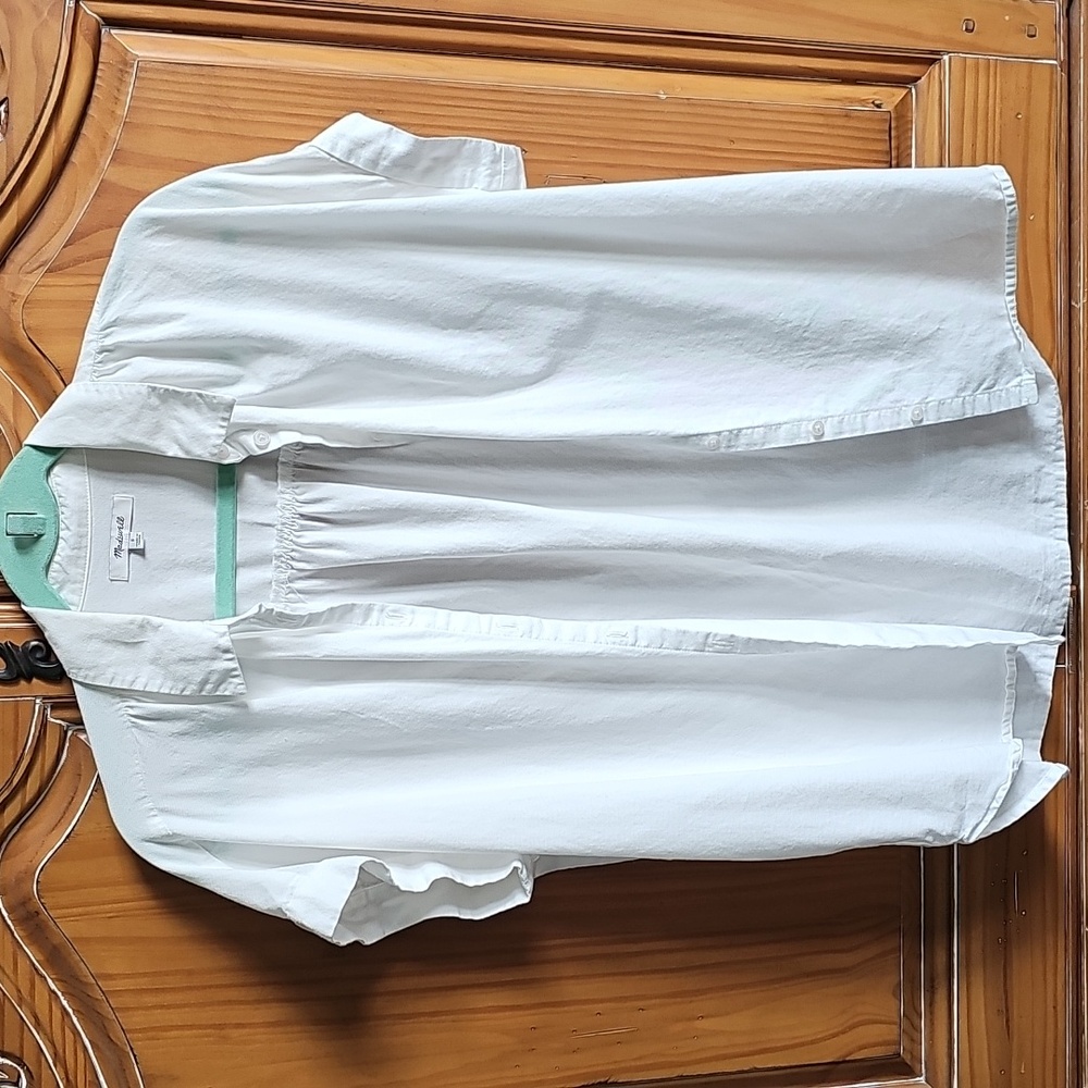 Madewell White Collar Shirt